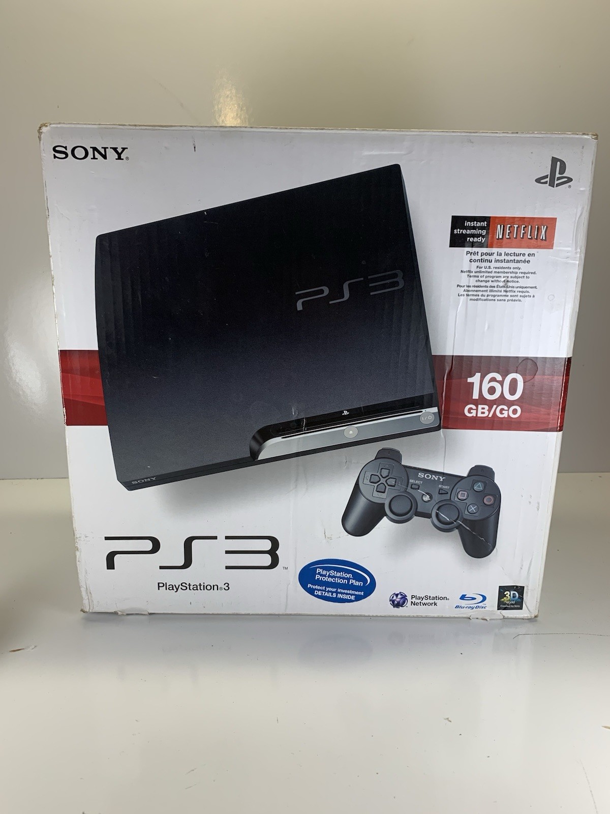 Sony PlayStation 3 PS3 Slim 160GB CECH-2501A Console Bundle w/ Original Box