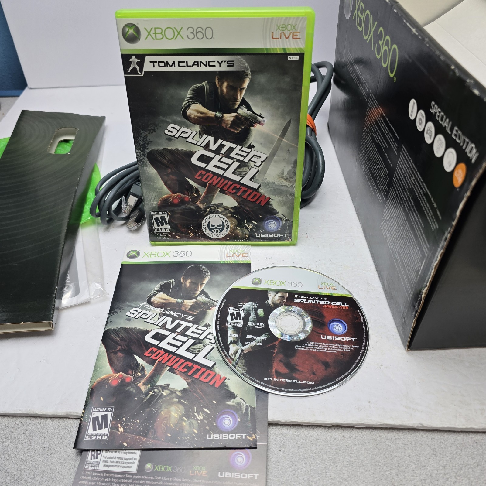 Microsoft Xbox 360 Elite Splinter Cell Conviction Special Edition 250GB Boxed
