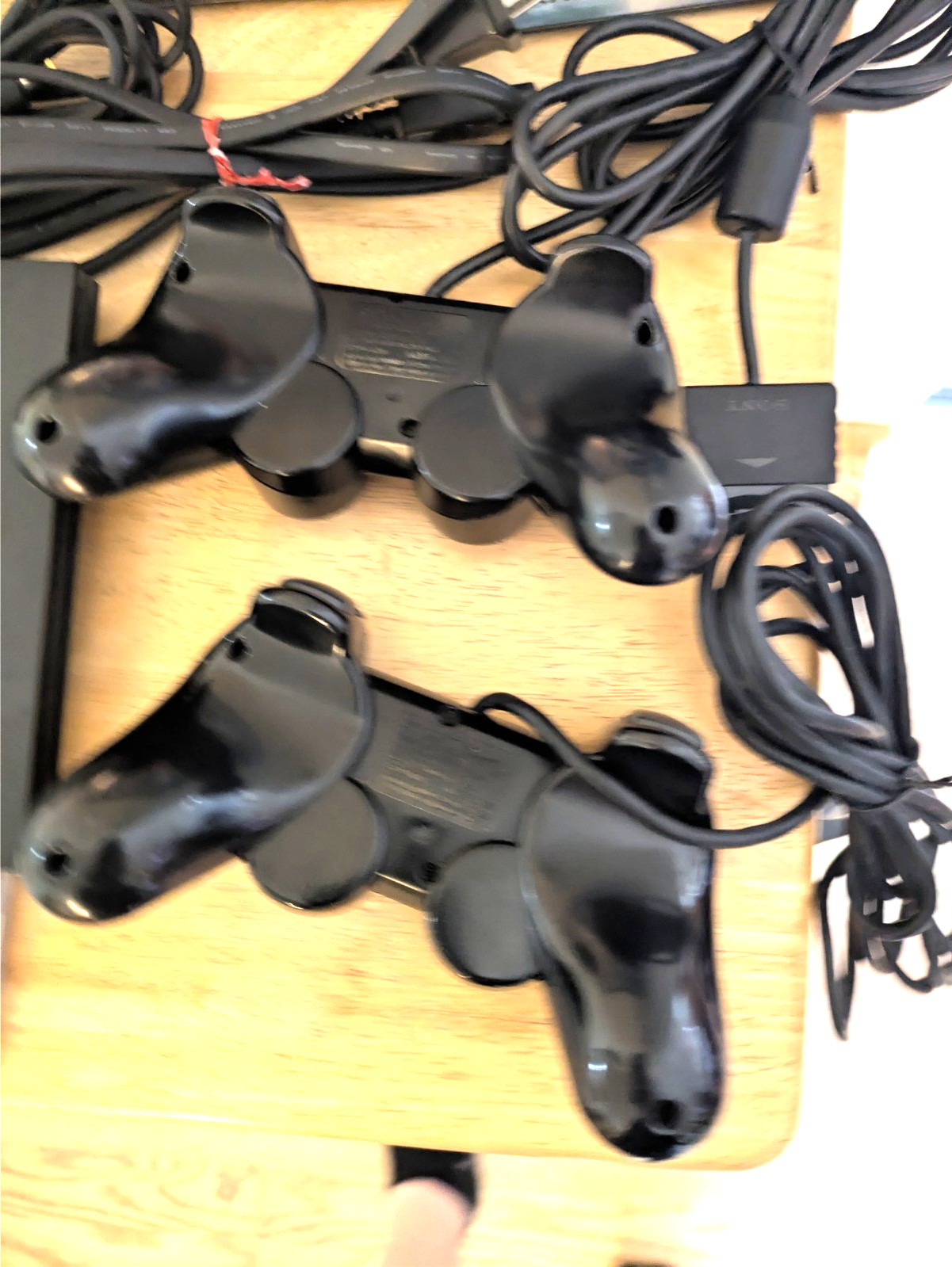 Sony PlayStation 2 PS2 Slim Console Bundle 2 Controllers Memory Cards Cords