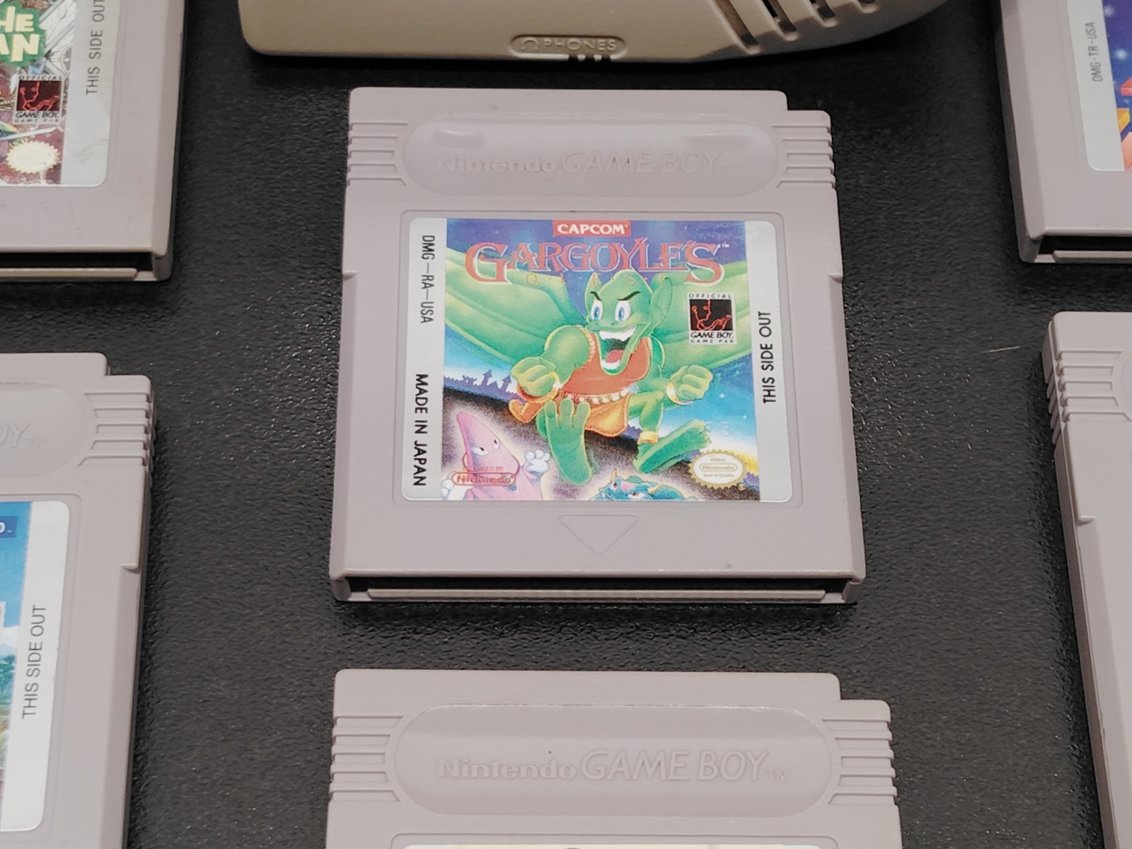 Nintendo GameBoy 1989 DMG-01 Original + 14 Games – Car Power – (2 Color Games)
