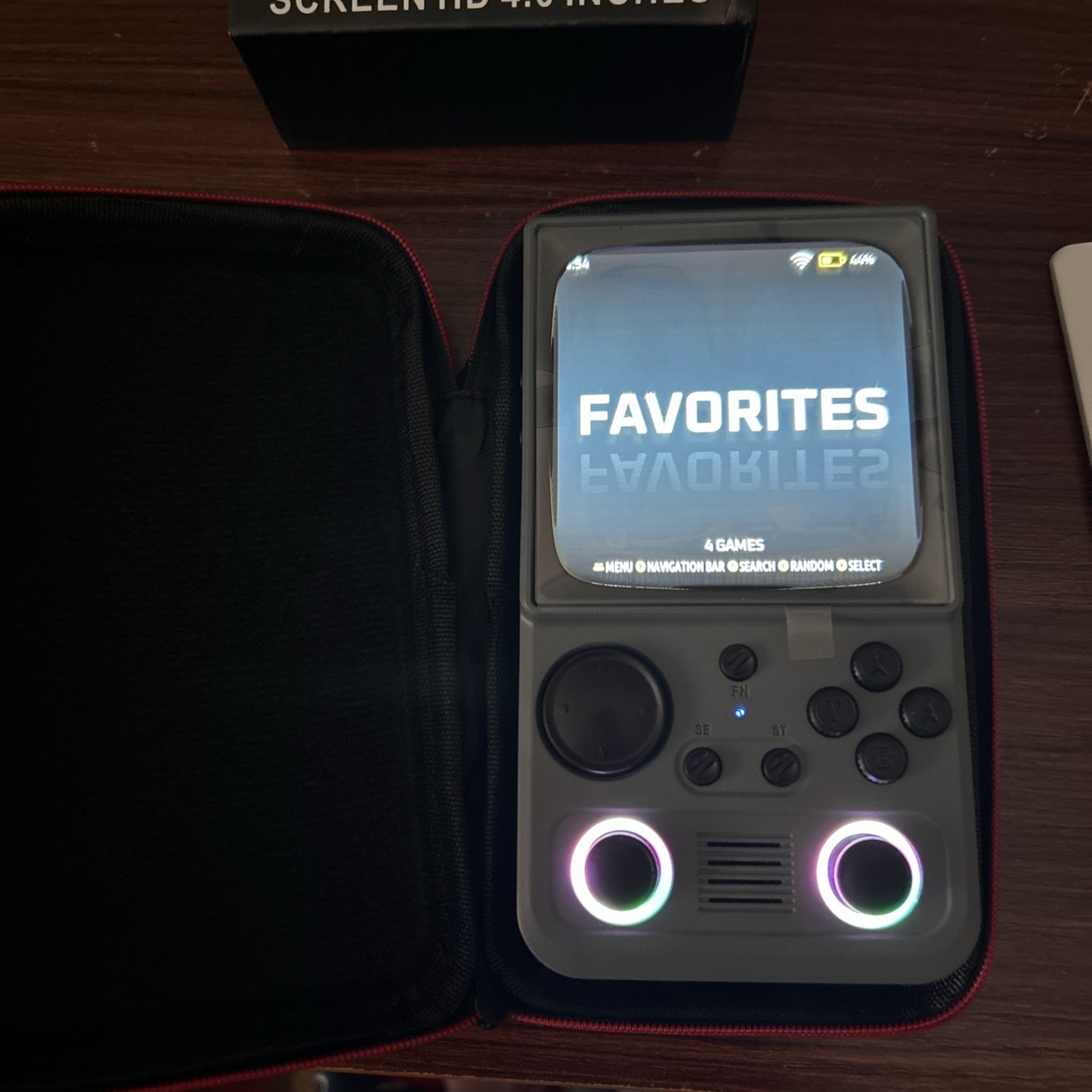 R36T MAX Upgraded Retro Handheld with 4000mAh Battery, 4.0» IPS 128GB