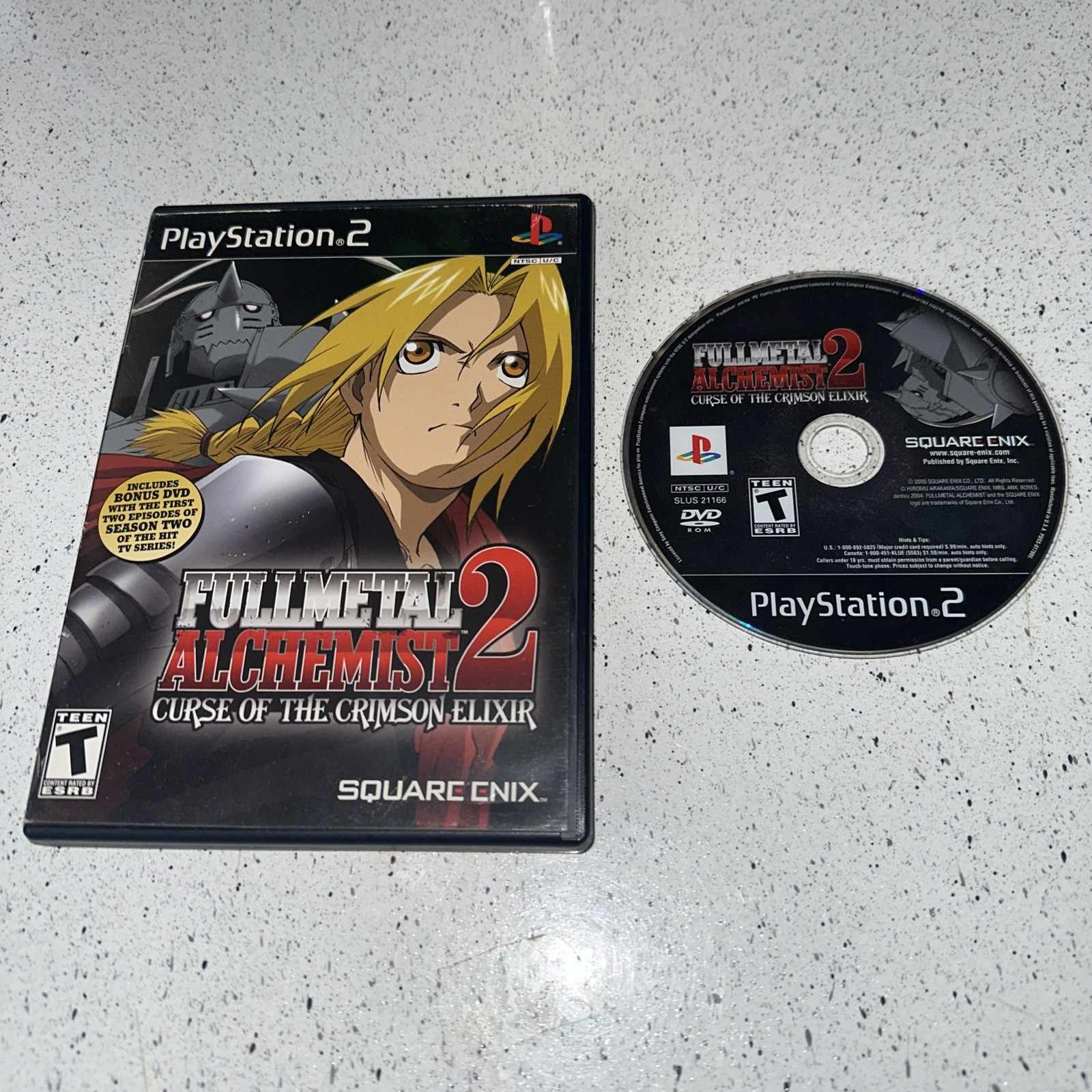 Fullmetal Alchemist 2: Curse of the Crimson Elixir (PS2) MISSING MANUAL Bonus