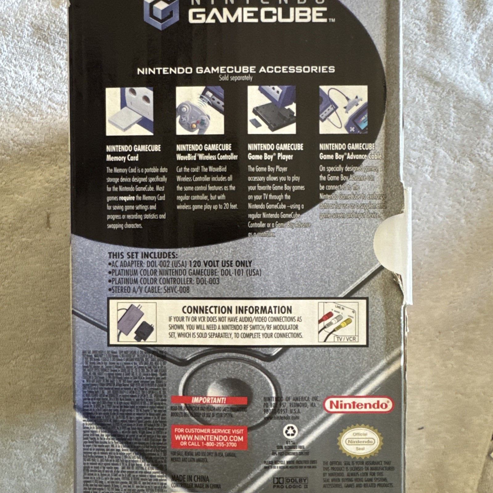 Platinum Nintendo GameCube Limited Edition DOL-101 Brand New Unplayed *NiB*