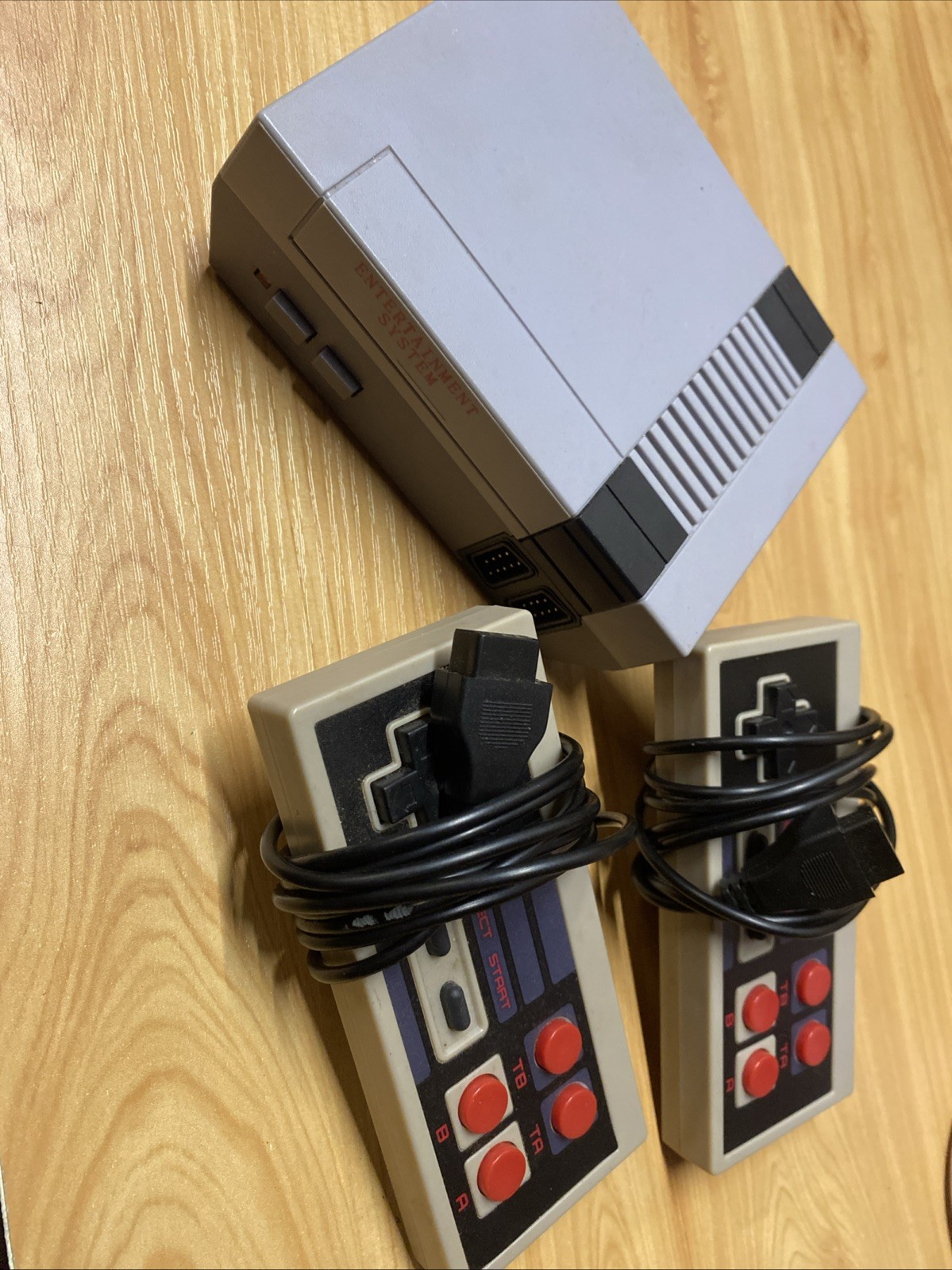 Nintendo NES Classic Microconsole with Two Controllers Missing Cords Untested