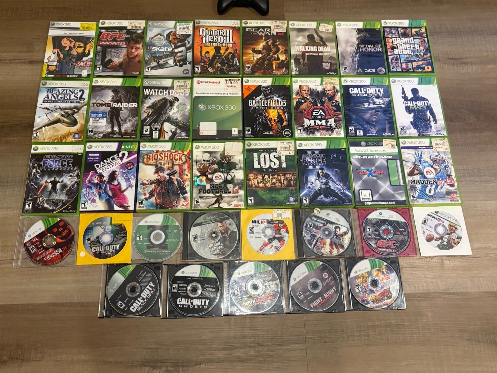 Microsoft Xbox 360 S 250GB Bundle – 37 Games & Controller – Tested & Working