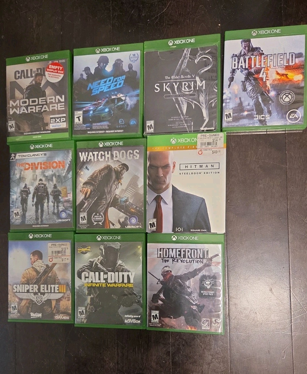 Xbox One Console 500GB System Bundle Lot With 2 Controllers & 10 Games – TESTED
