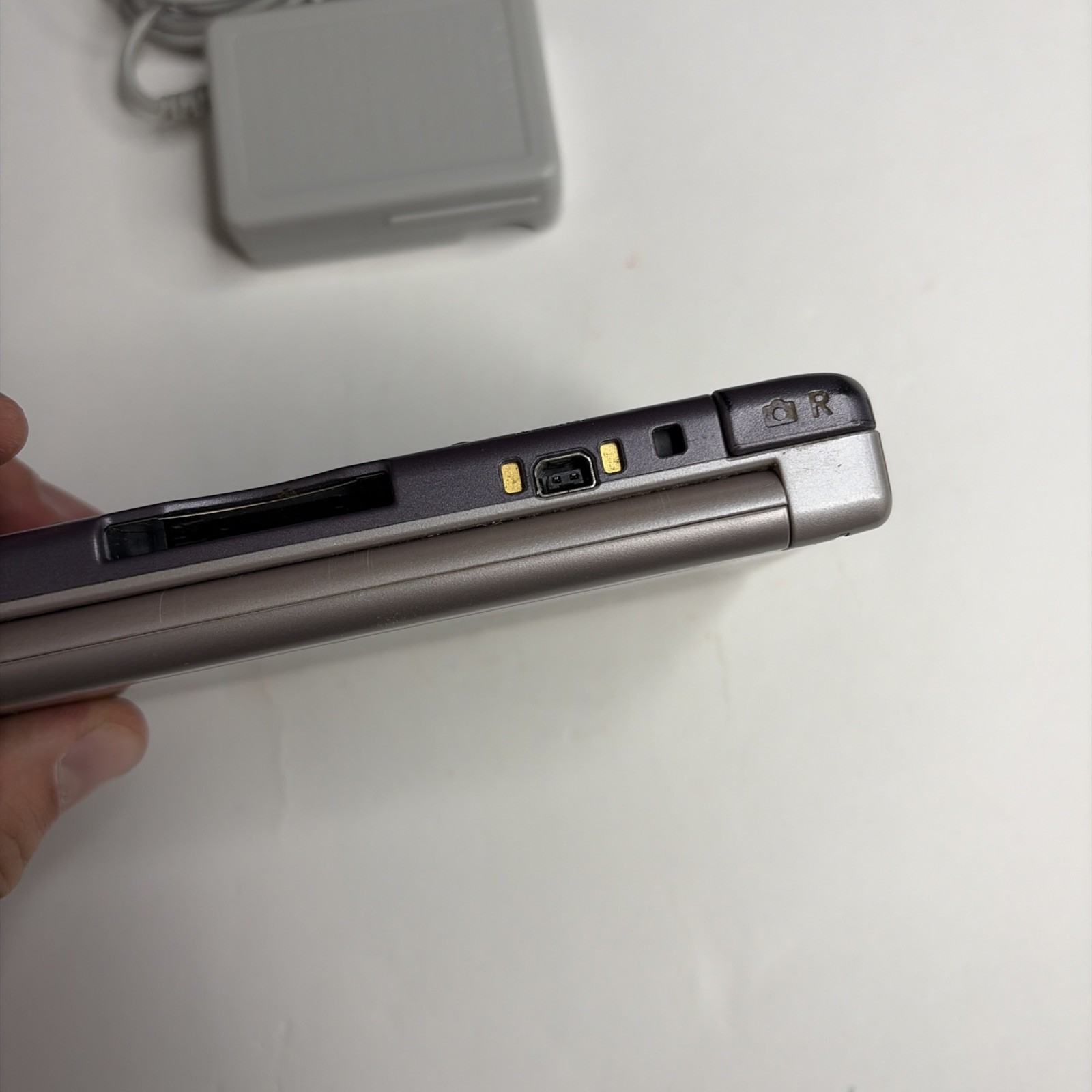 Nintendo 3DS XL Retro Silver Edition NES Controller W Charger Stylus US Model