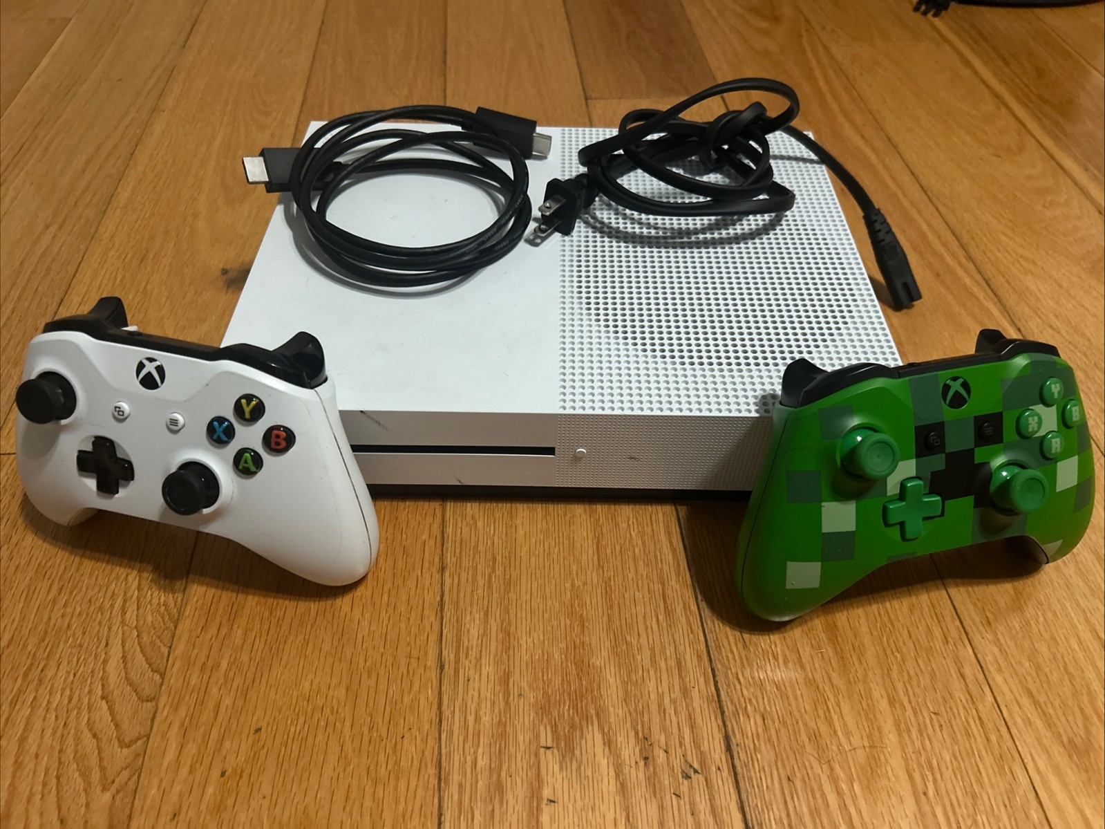 Microsoft Xbox One S White 1TB With 2 Controllers