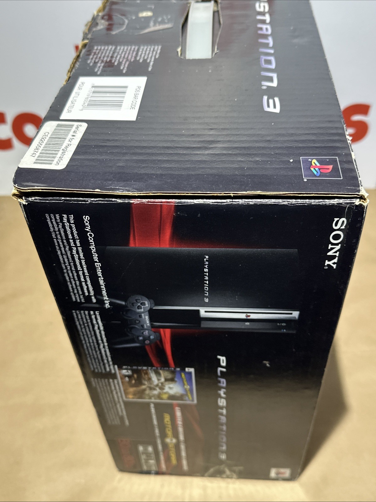 Sony PlayStation 3 80GBConsole PS3 BundleCECHE01 BackwardsCompatible w/ Box