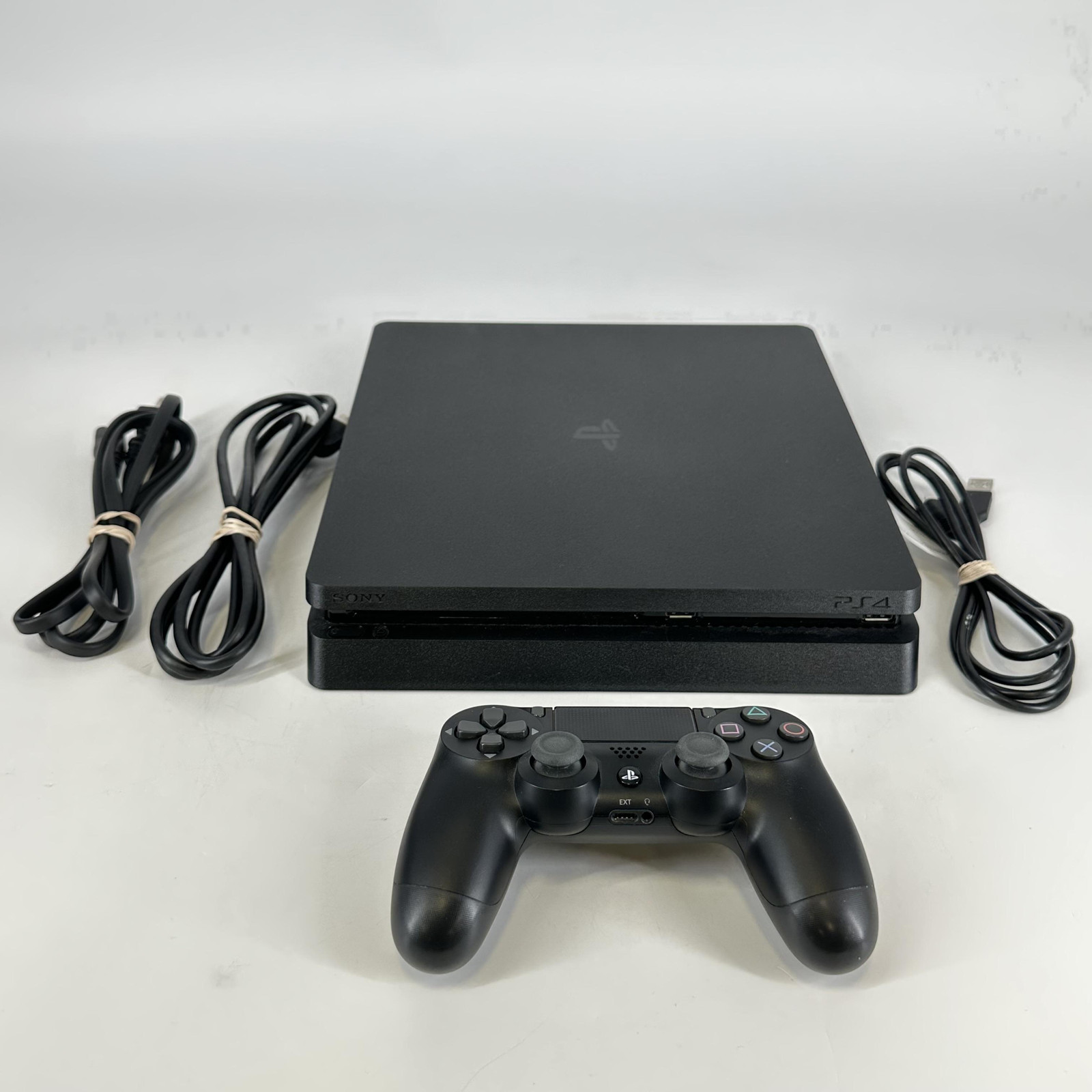 Sony PlayStation 4 Slim Console Black 1TB- Excellent w/ Controller/HDMI/Cord