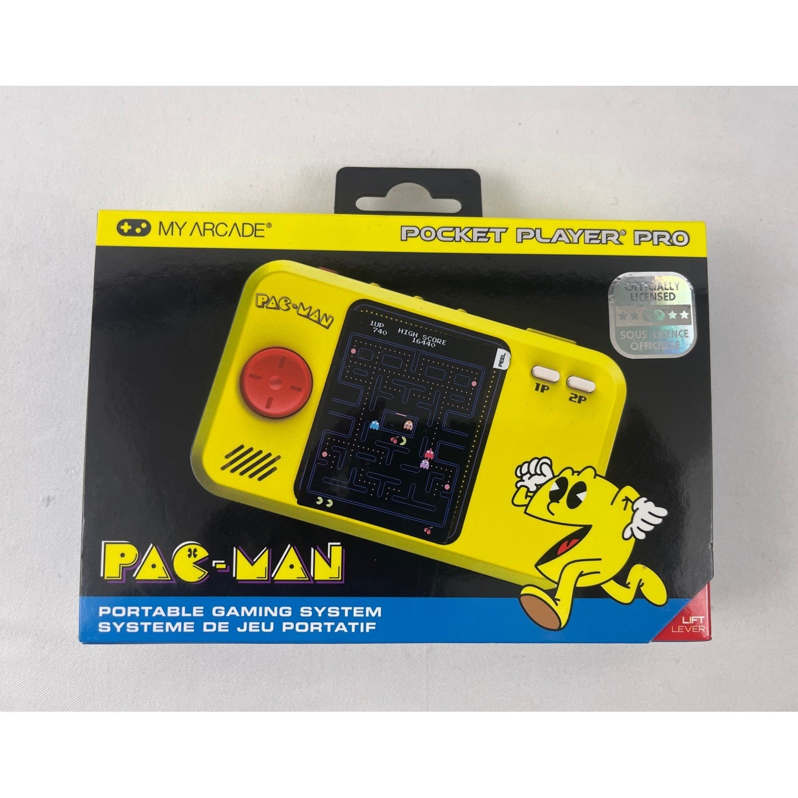 My Arcade Pocket Player Pro Pac-Man Portable Handheld Gaming System Yellow