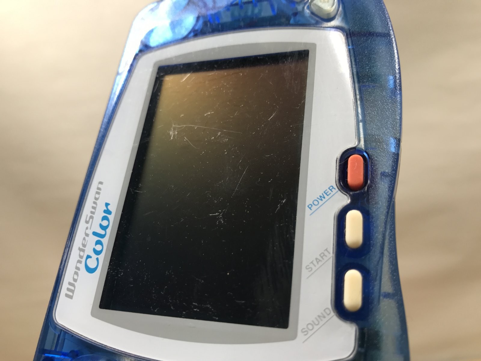 Wonder Swan Color Crystal Blue Console Japan – Tested Working LG9528