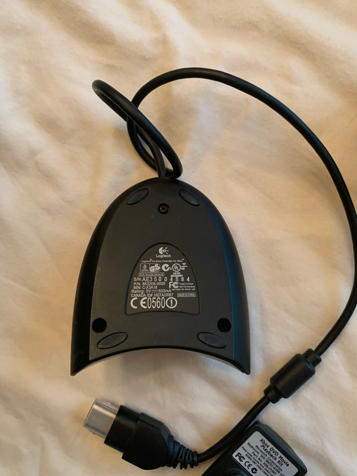 Microsoft Xbox Console Mad Catz Controller S DVD Remote, DVD Movie Playback