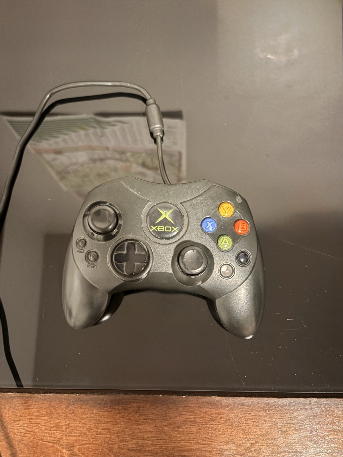 Microsoft Xbox Black Console X01267-001 DVD Playback Controller Remote