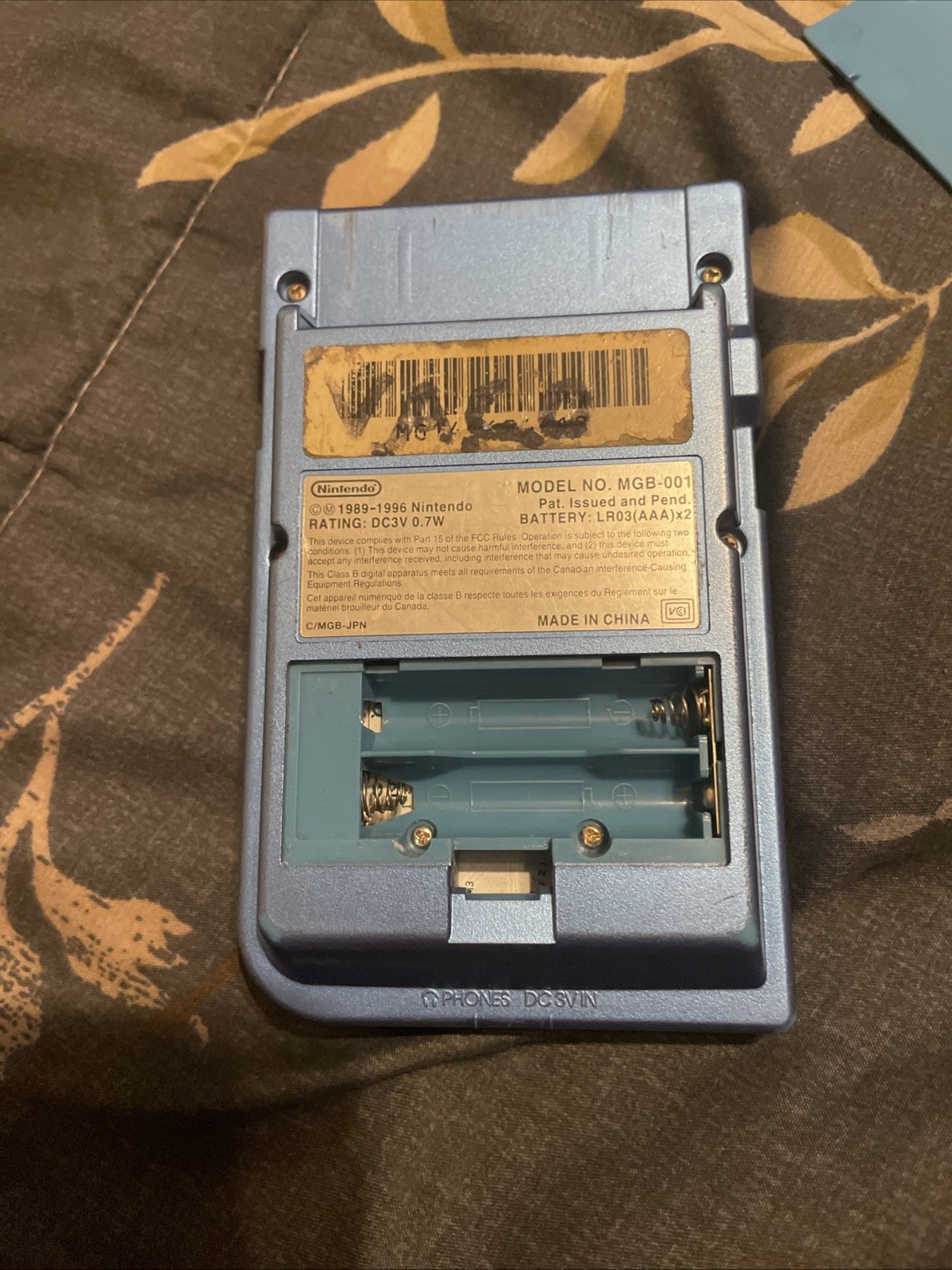 Nintendo Game Boy Pocket – Ice Blue