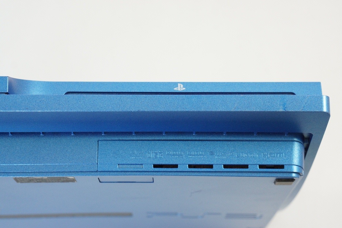 PS3 Playstation3 SPLASH BLUE Console CECH-3000B 320GB Tested System 02