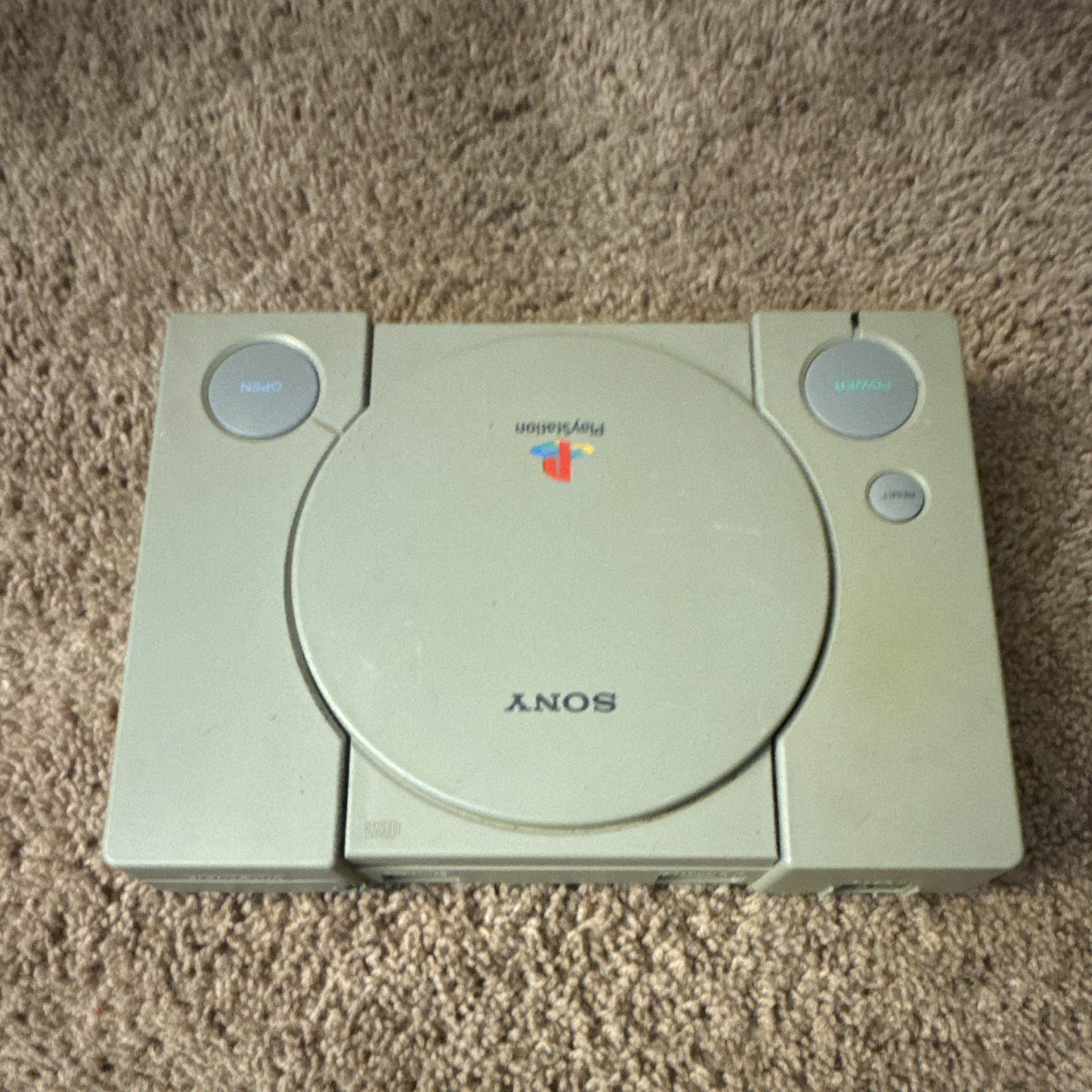 Sony PlayStation PS1 Console SCPH-5501 NTSC-U/C Gray Memory Card Slot, 2 Ctrl