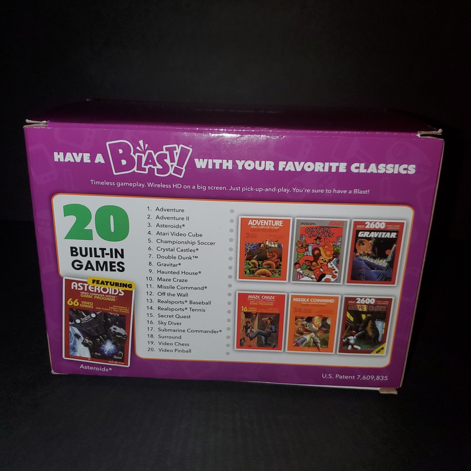 Atari Flashback Blast Vol. 2 Asteroids Retro Video Game Console PlugnPlay Used