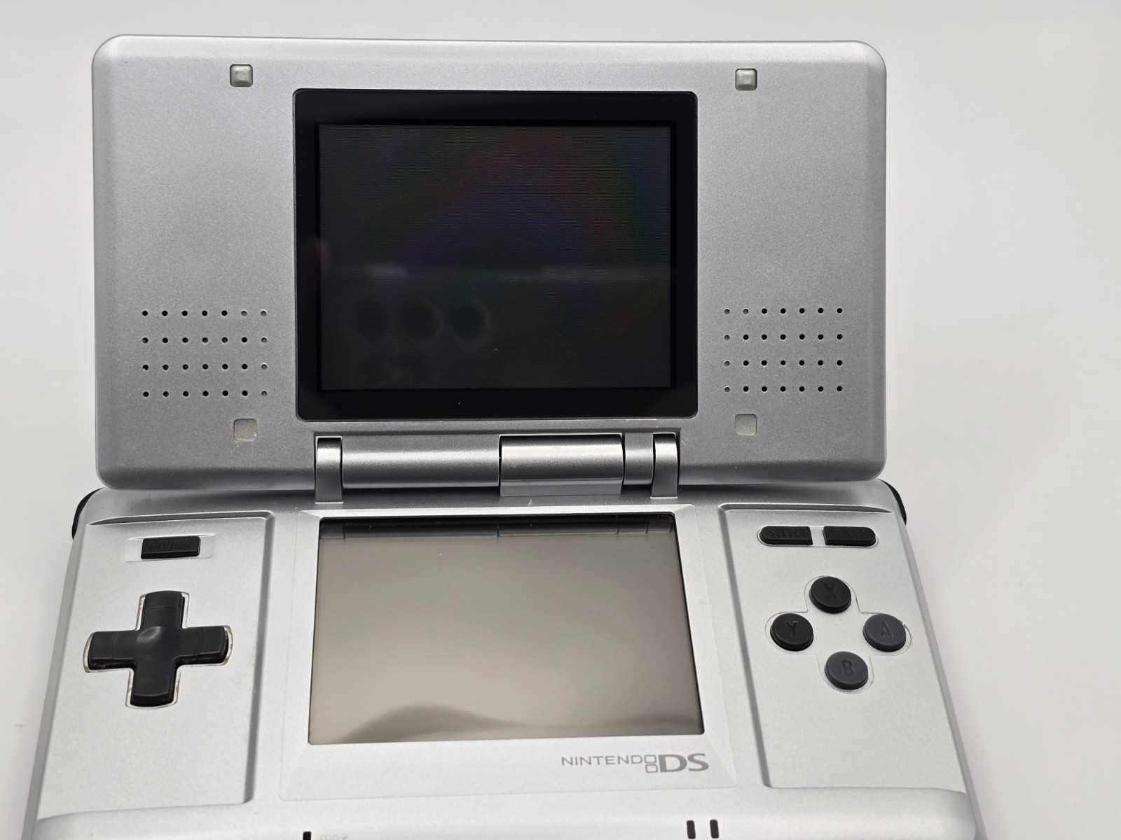 Nintendo DS Handheld Console NTR-001 Silver Metroid Prime Hunters Included CIB