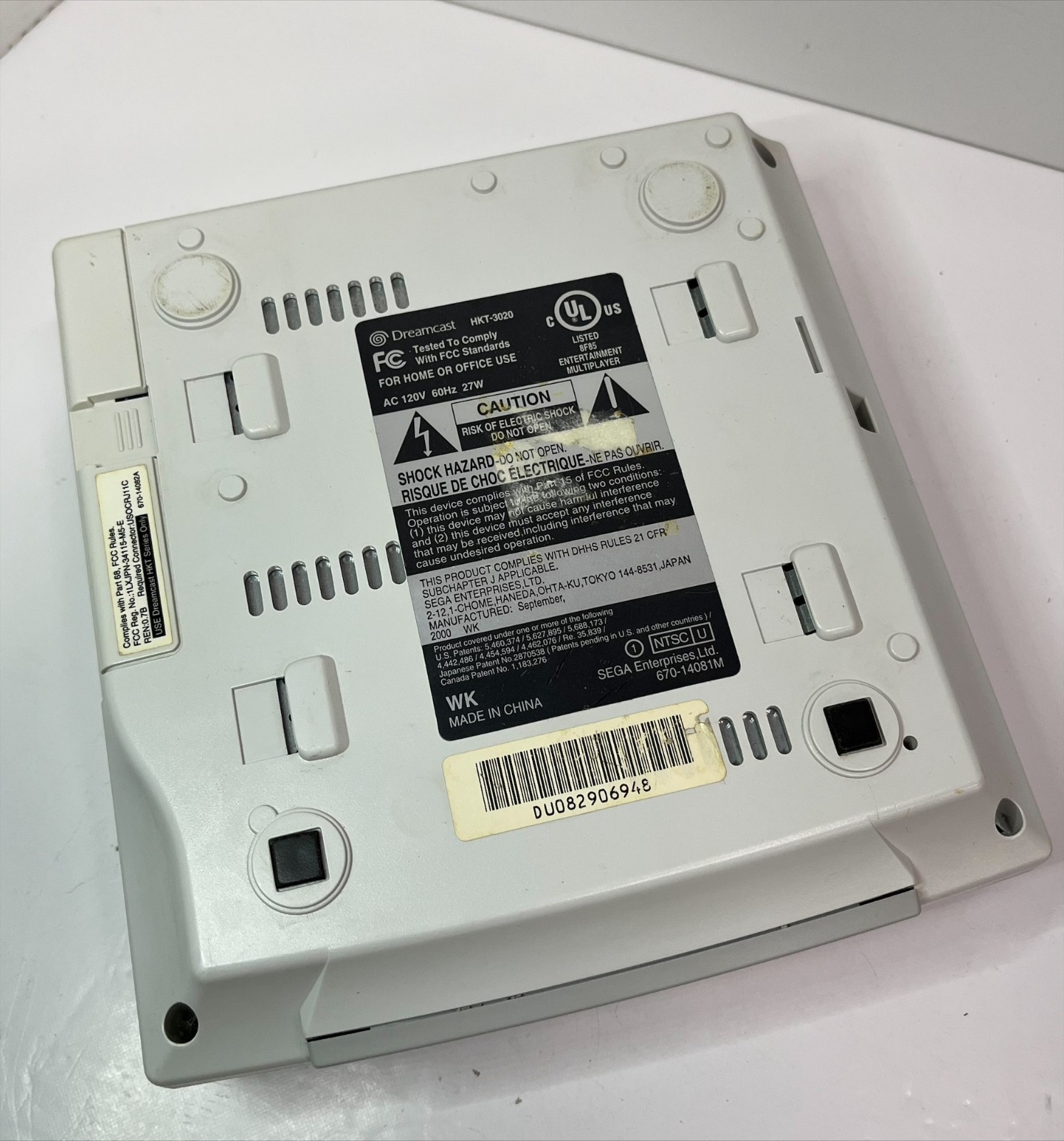 Sega Dreamcast Console w/ box! Please read! (B378)