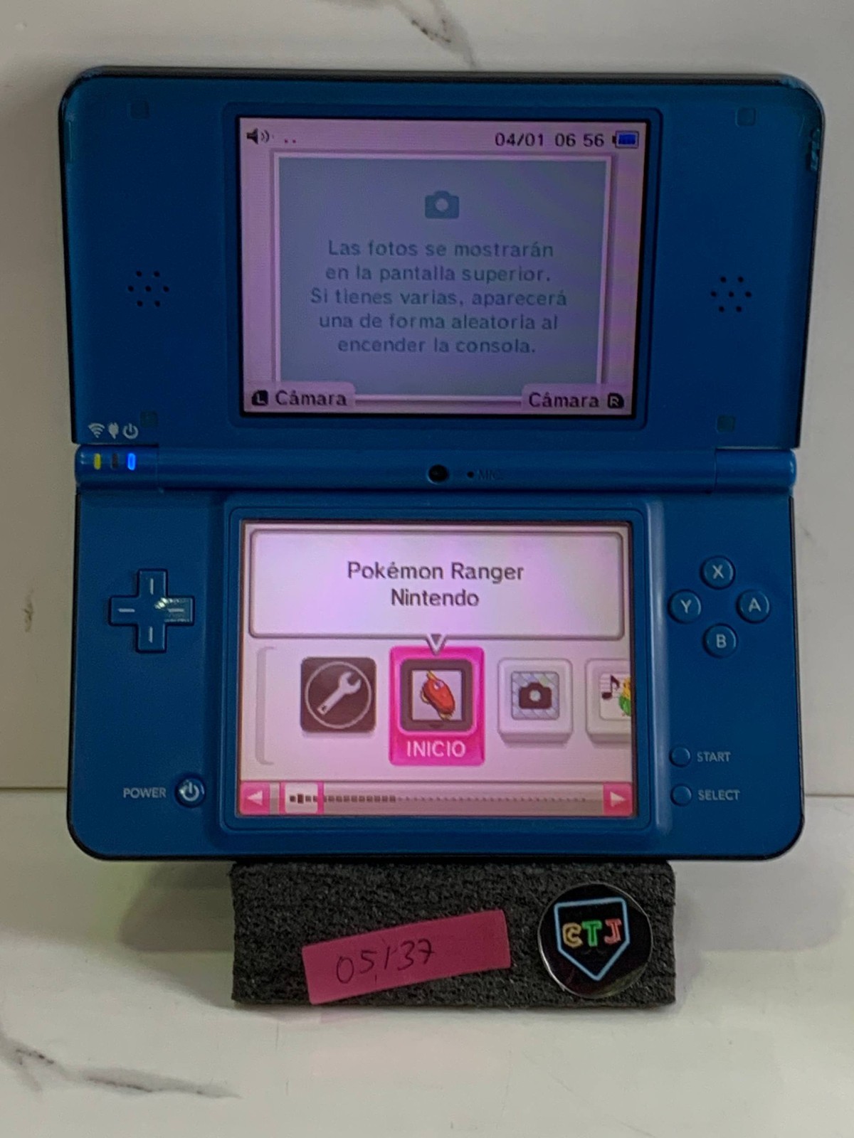 Nintendo DSi XL midnight blue with Box COMPLETE – excellent condition
