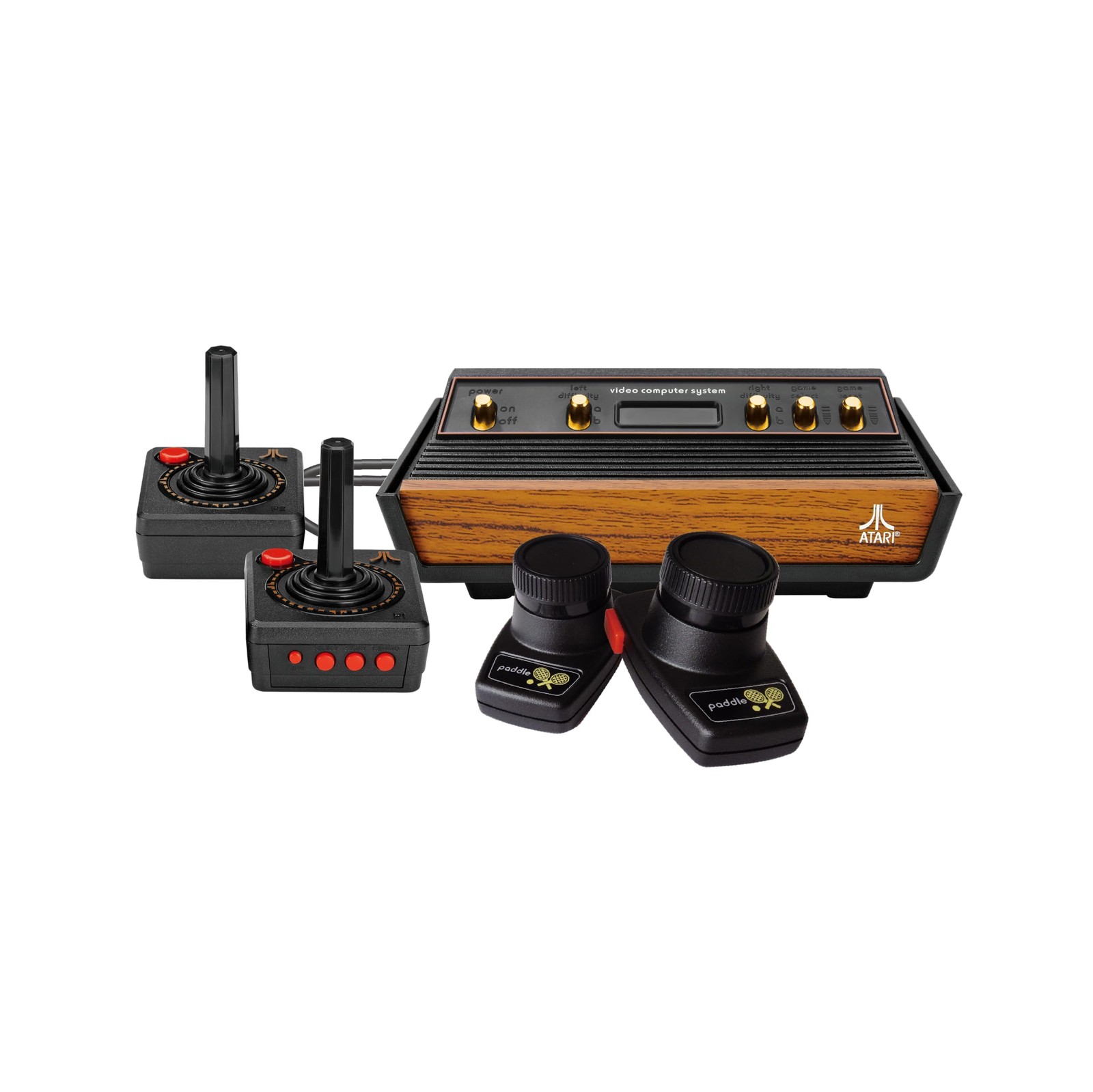 Atari Flashback 12 Gold, Retro Game Console, Built-in 130 Classic Games, Two …