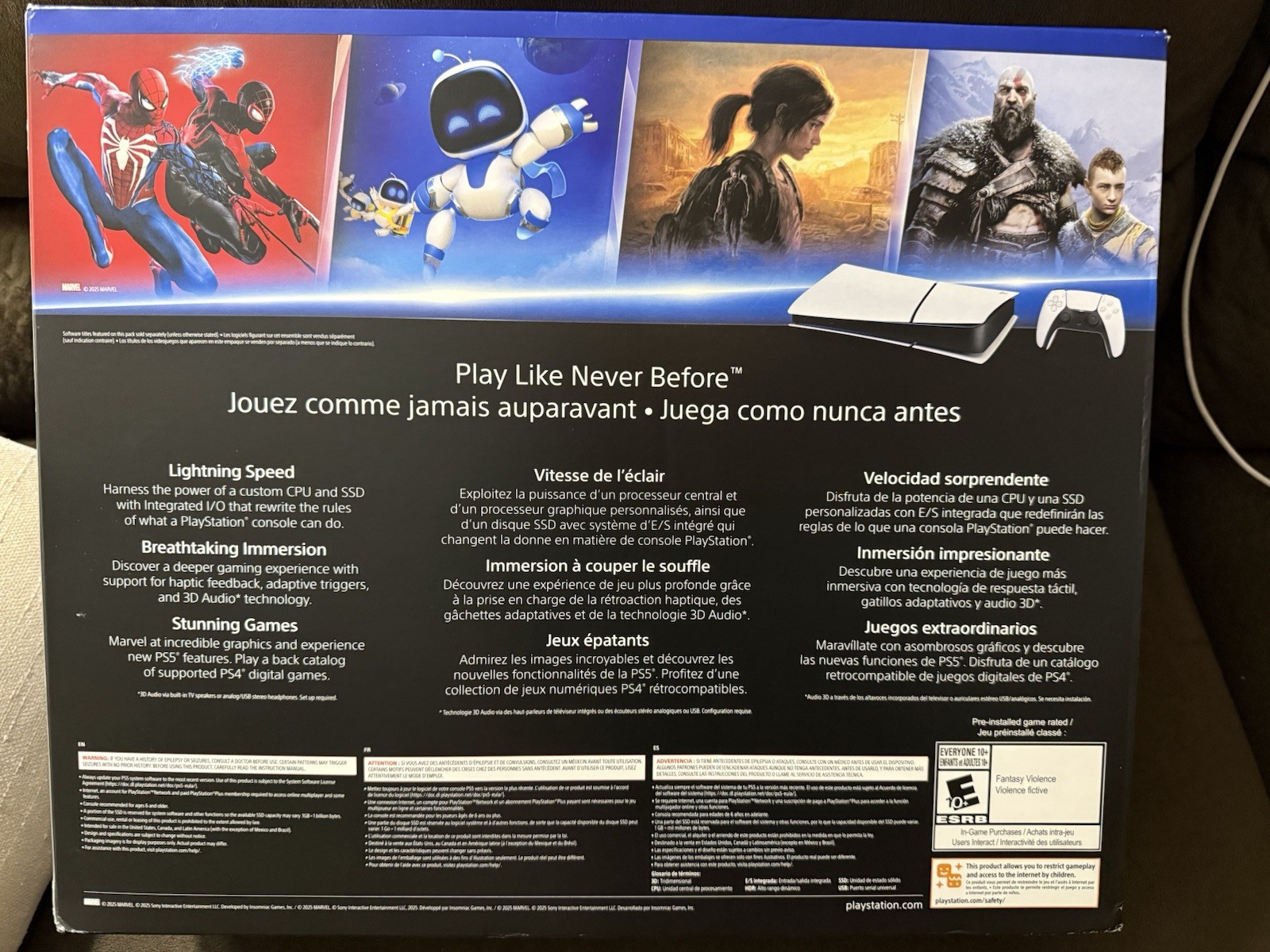 Sony PlayStation 5 Digital Edition PS5 825GB 4K HDR Disc-Free CFI-2115