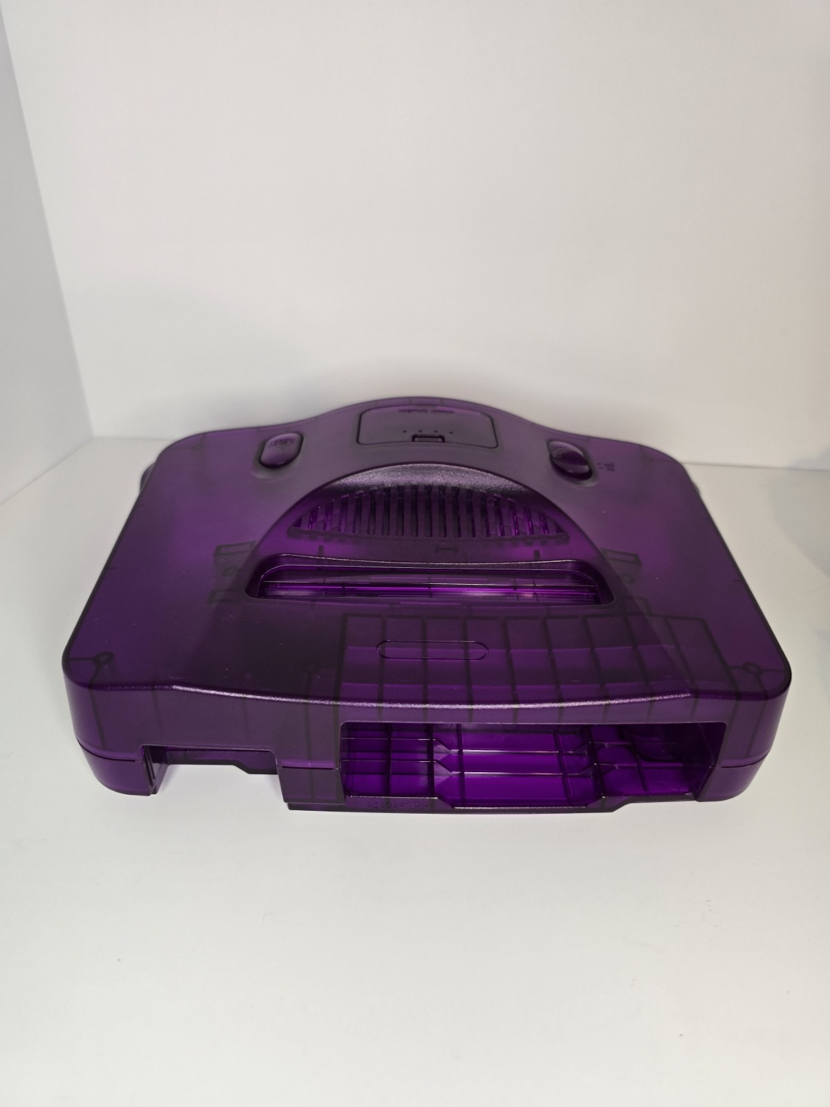 Purple Transparent N64 Console