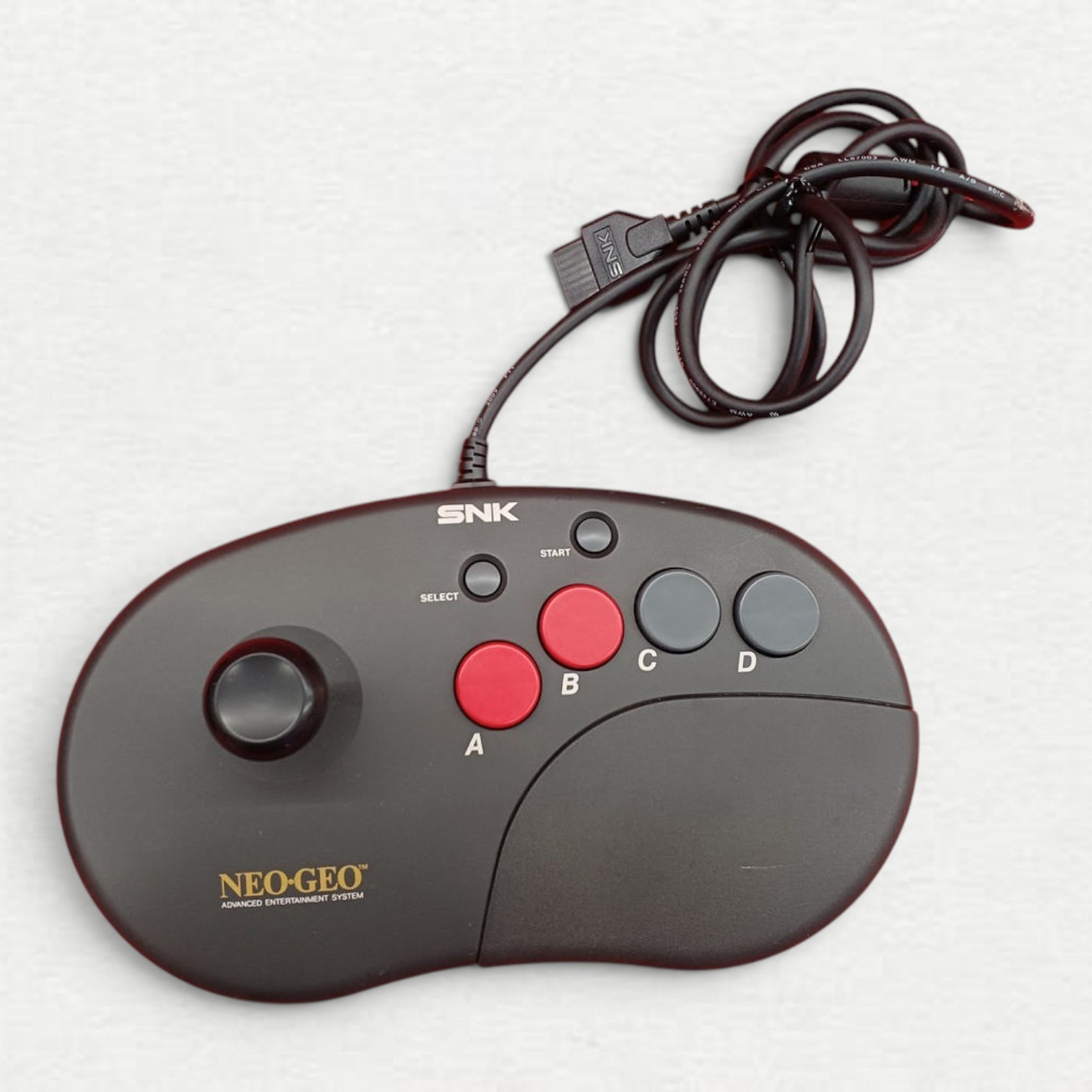 SNK Neo Geo CD-T01 Home Console Composite RCA Controller AV Cable AC Adapter