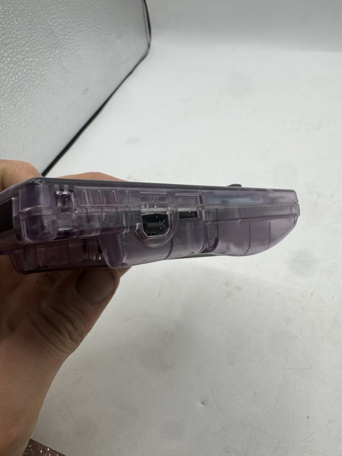 Nintendo Game Boy Color CGB-001 Purple Clear Handheld Console Tested Working