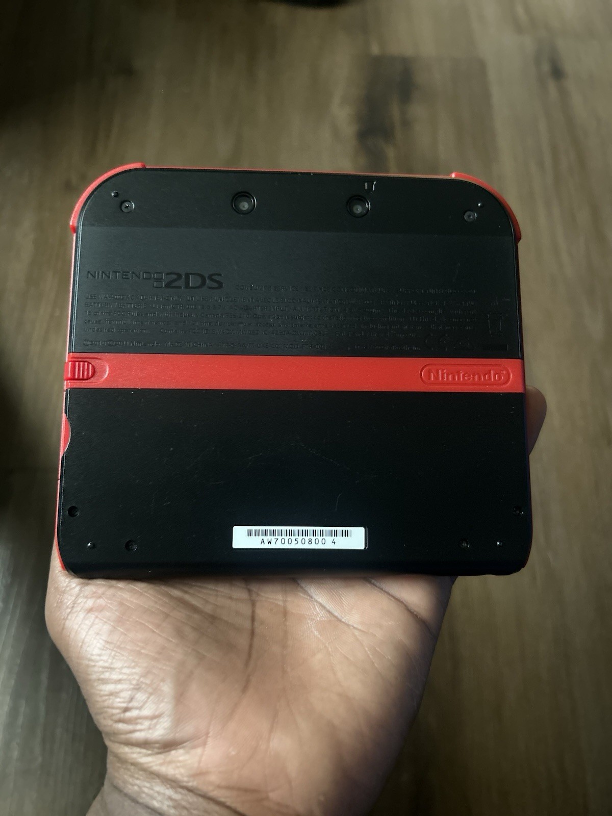 Nintendo 2ds Bundle Black And Red Testing &working (read Description)