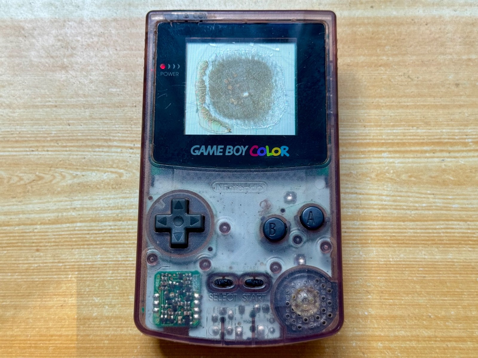 Nintendo Gameboy Color CGB-001 Atomic Translucent Purple Handheld System Console