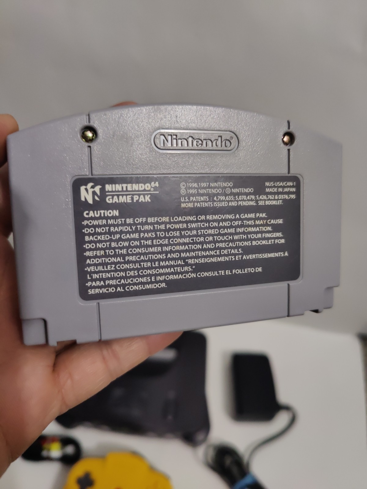 Nintendo 64 N64 NUS-001 USA Version Consola Complete (Fast Shipping)