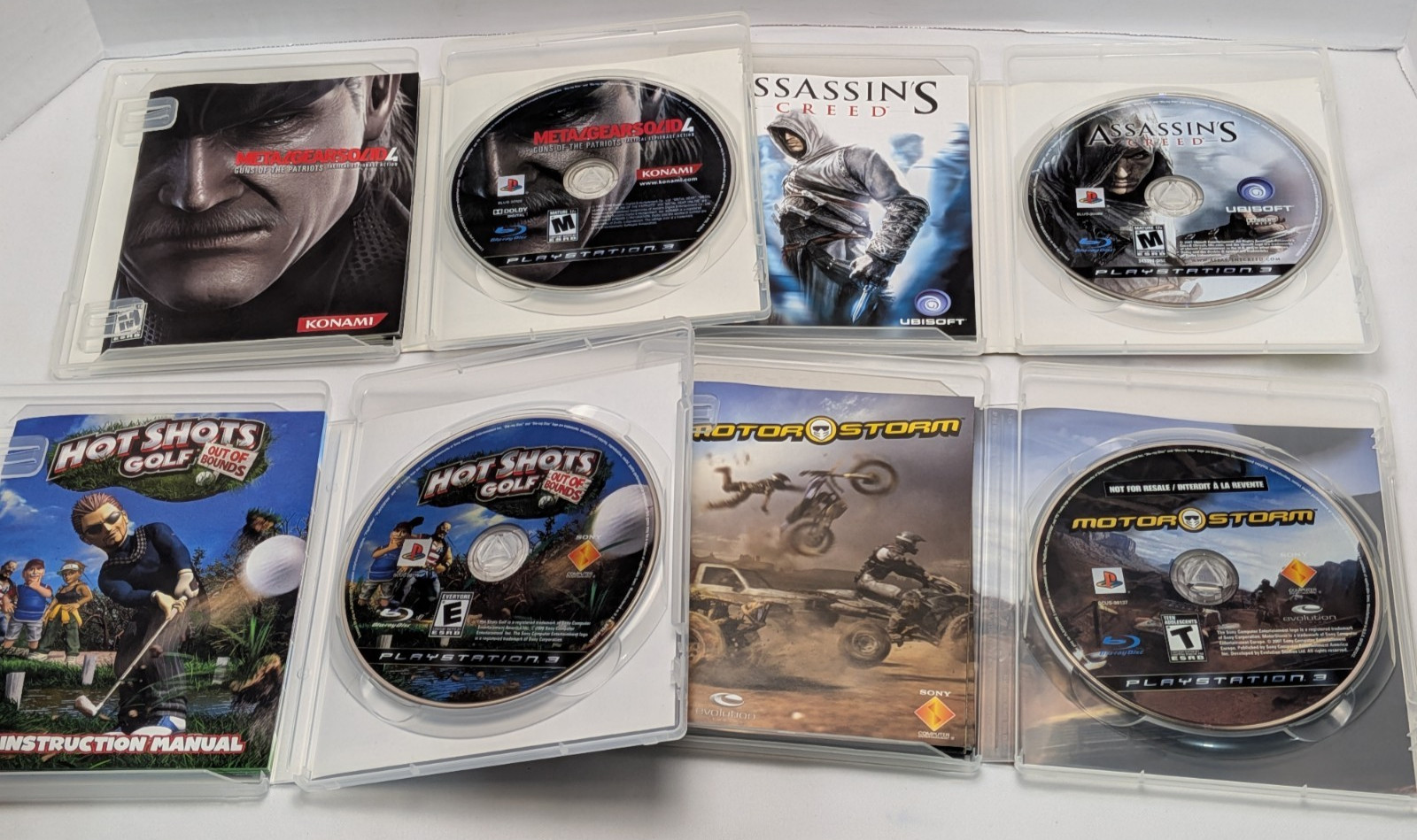 PlayStation 3 PS3 CECHE01 250GB Backwards Compatible Console Tested 8 Games CIB!