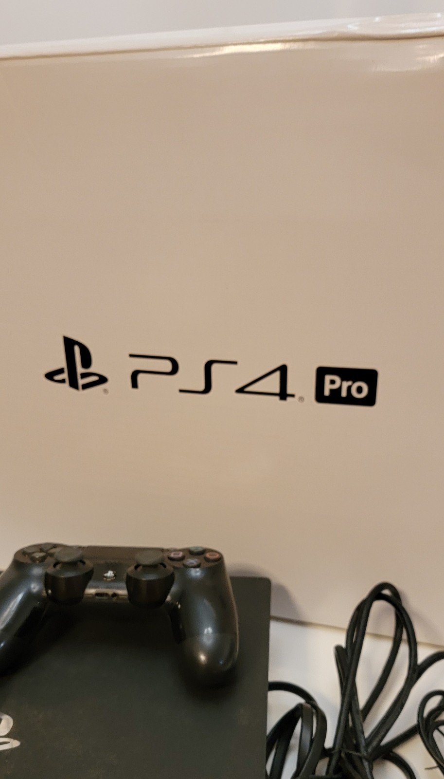 Sony PlayStation 4 PRO PS4 1 TB Console with box , Wireless Controller, +Cords