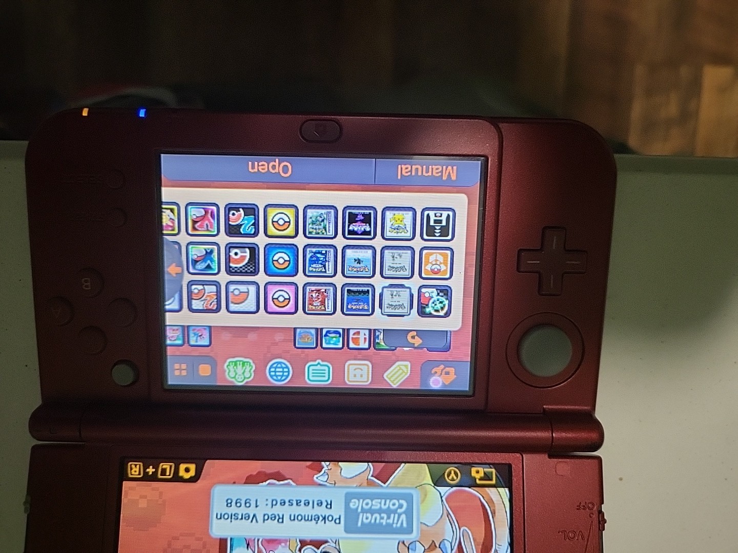 Nintendo 3DS Metallic Red Handheld Console System – Used Good