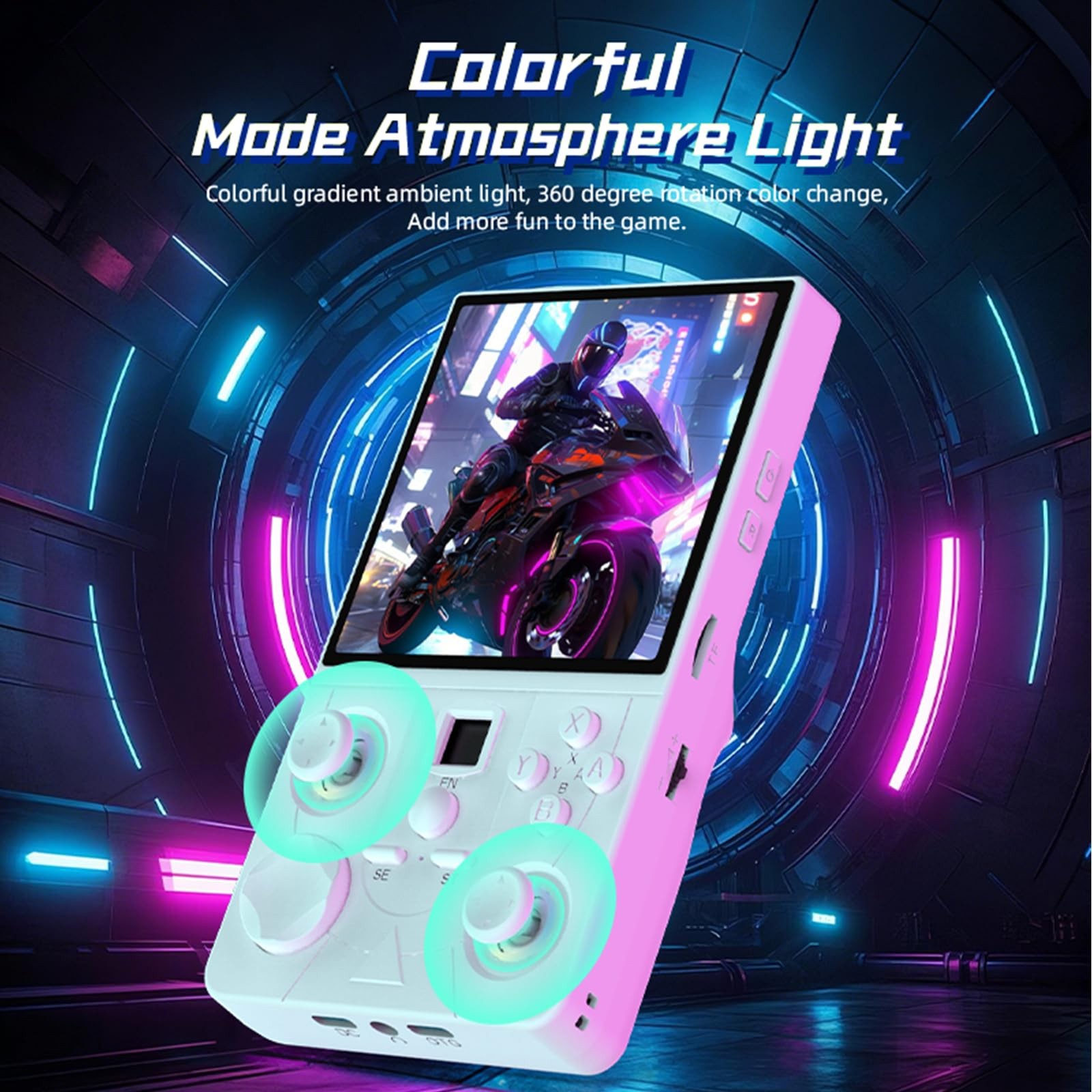 DC40V Handheld Game Console ,4.0 Inch IPS Screen Open Source Video Gaming Con…