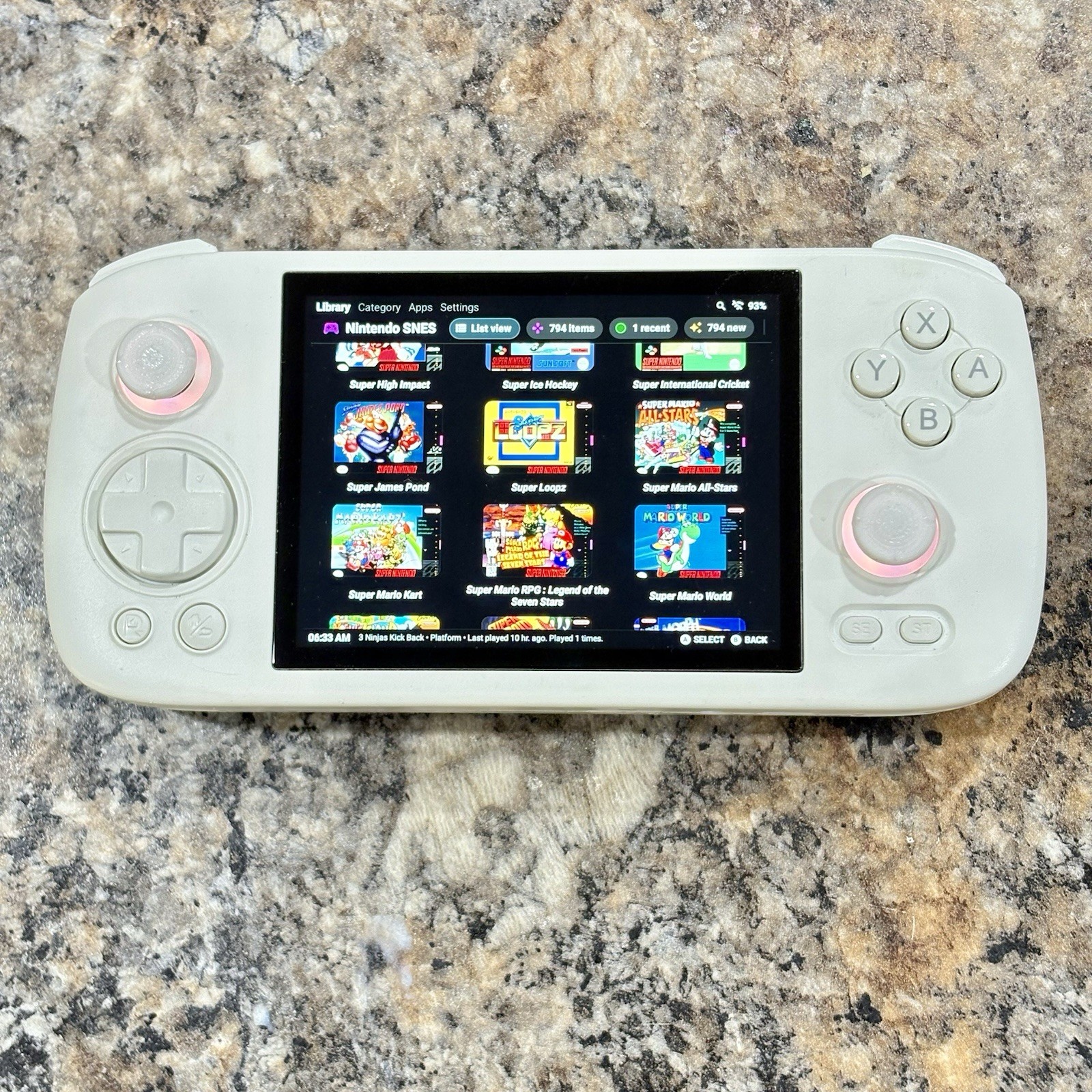 Anbernic RG406H Gaming Handheld, 128GB + 256GB Card, Custom Ready To Play