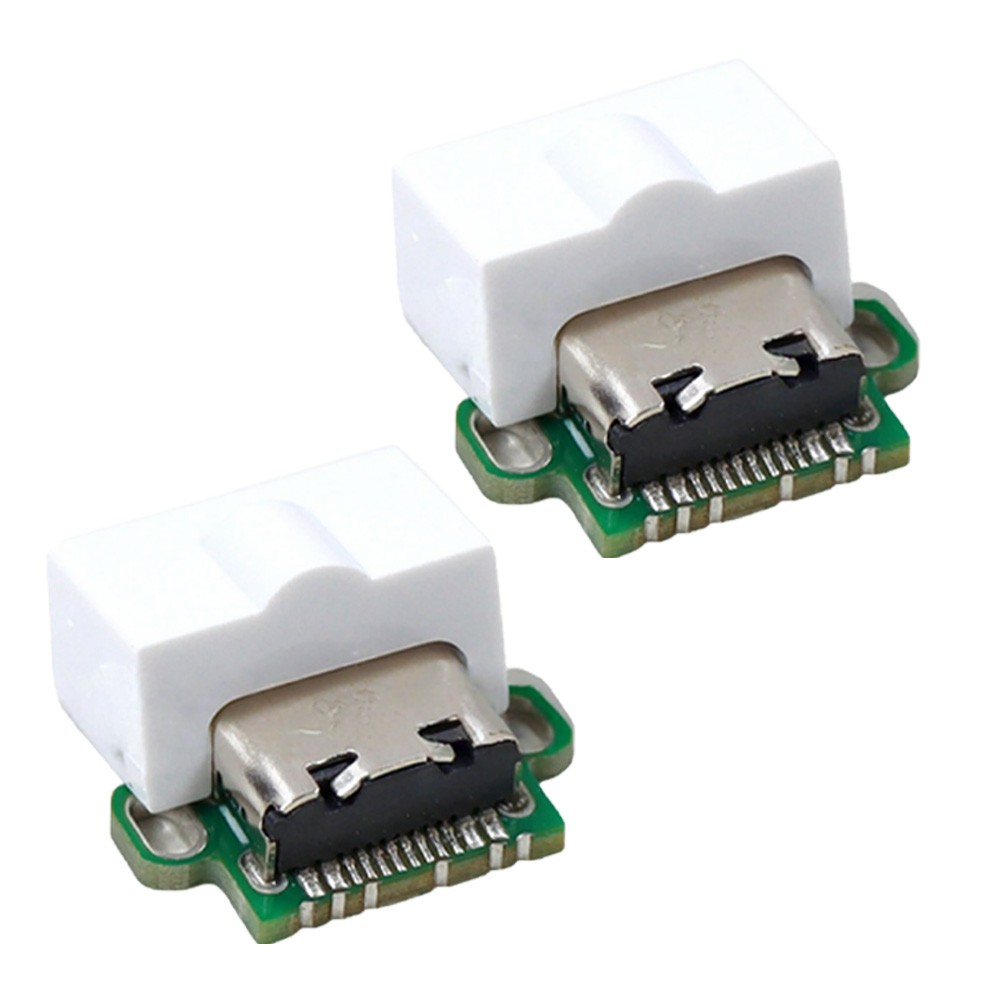 2Pcs For Gameboy Advance SP GBA USB-C Mods With All White Insert Charger Upgrade