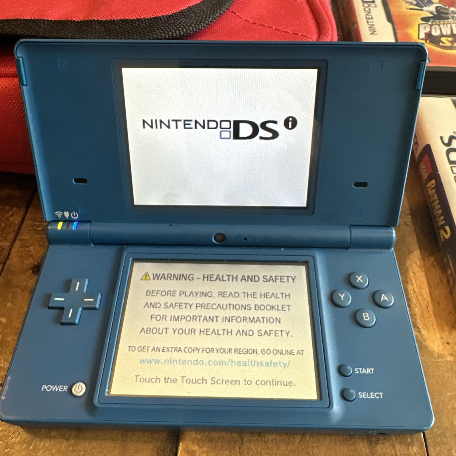 Nintendo DSI 2008 Light Sky Blue TWL-001 Console Tested Bundle NO STYLUS