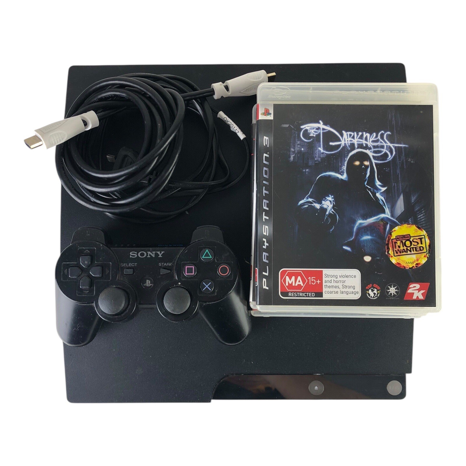 PS3 Sony PlayStation 3 CECH-2002B Console 250GB + Controller Games Version 4.75