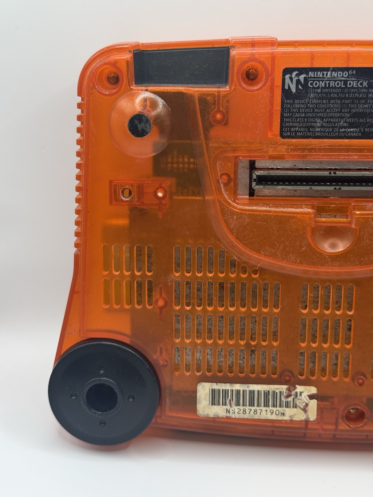 Nintendo 64 N64 Fire Orange Funtastic Console Only Tested Working
