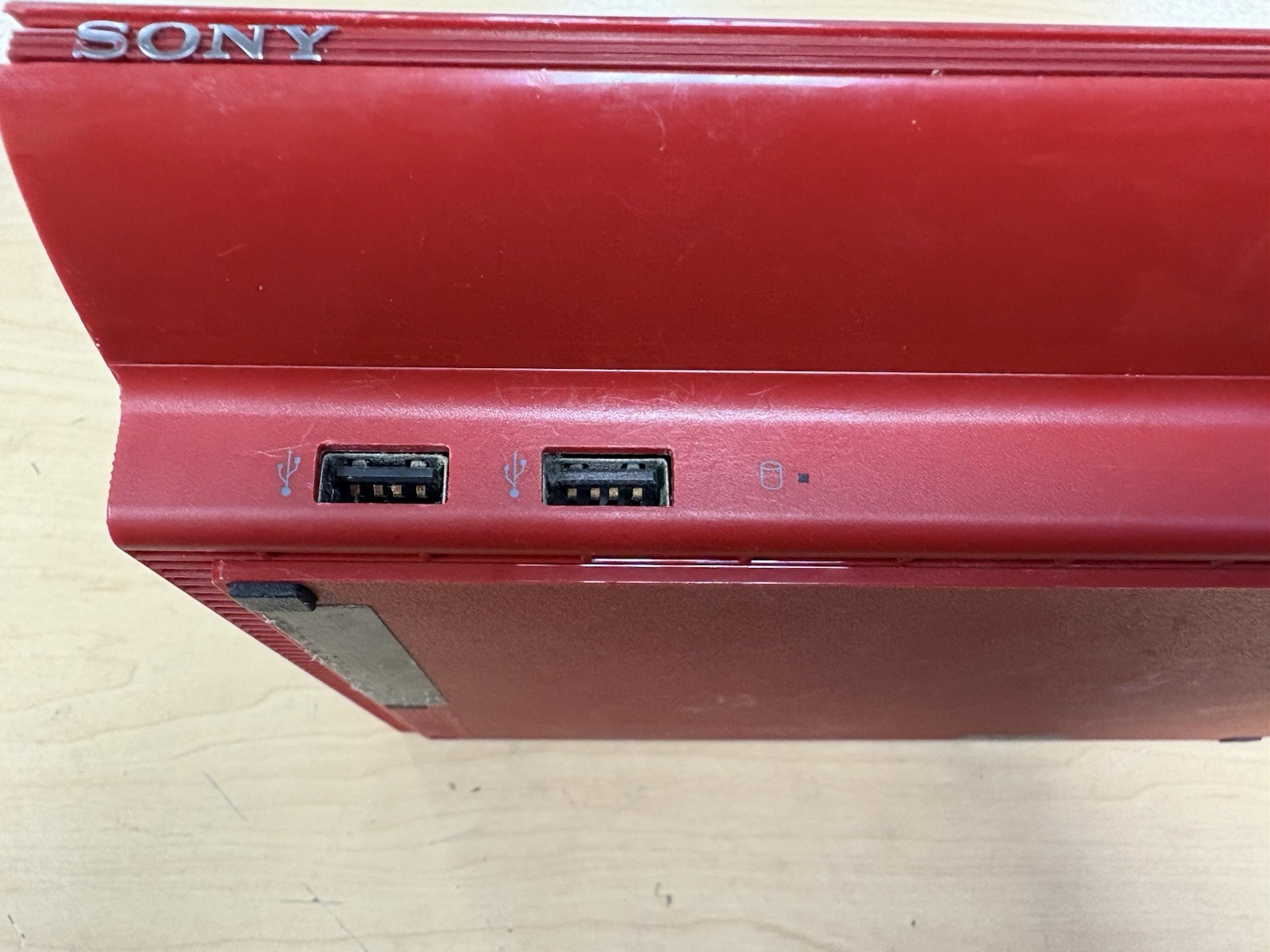 Sony PlayStation 3 (PS3) Slim Red Home Gaming Console *Pre Owned* FREE SHIPPING