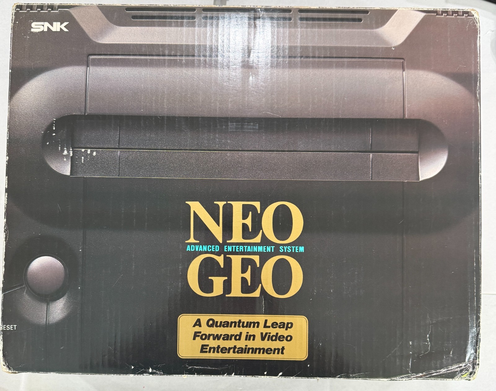 Japanese SNK Neo Geo AES Console + Box + 2 Controllers + OEM Power, AV Cables