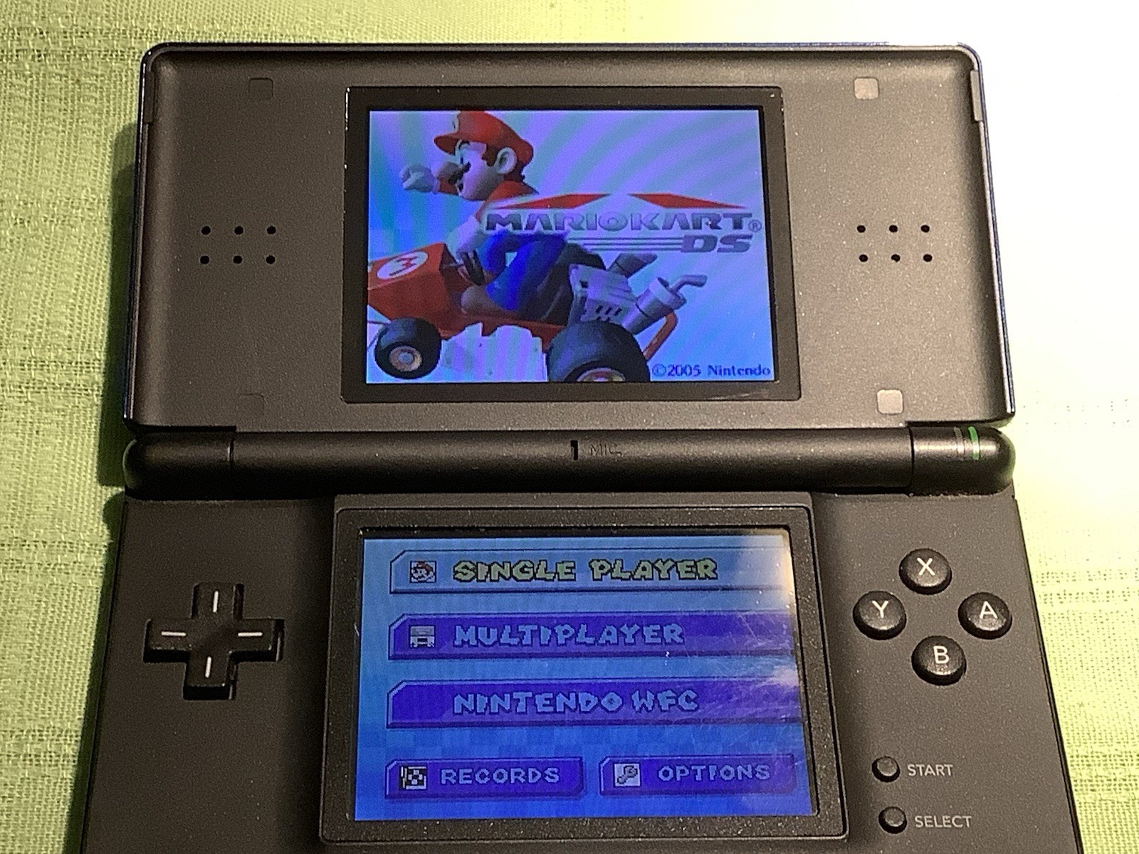 nintendo ds lite With Authentic Mariocart DS Game And New Charger And Battery