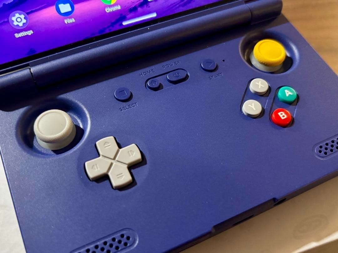 Retroid Pocket Flip 2 Blue Retro Android Handheld Game Console Mint from Japan