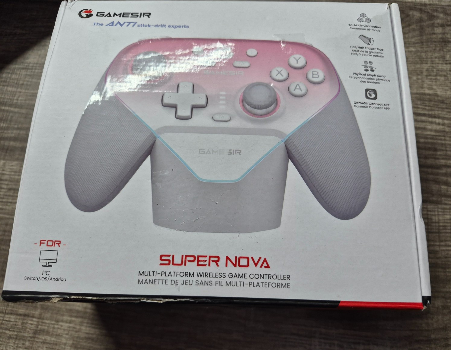New GameSir Super Nova Wireless Gaming Controller for PC/Switch/iOS/Android
