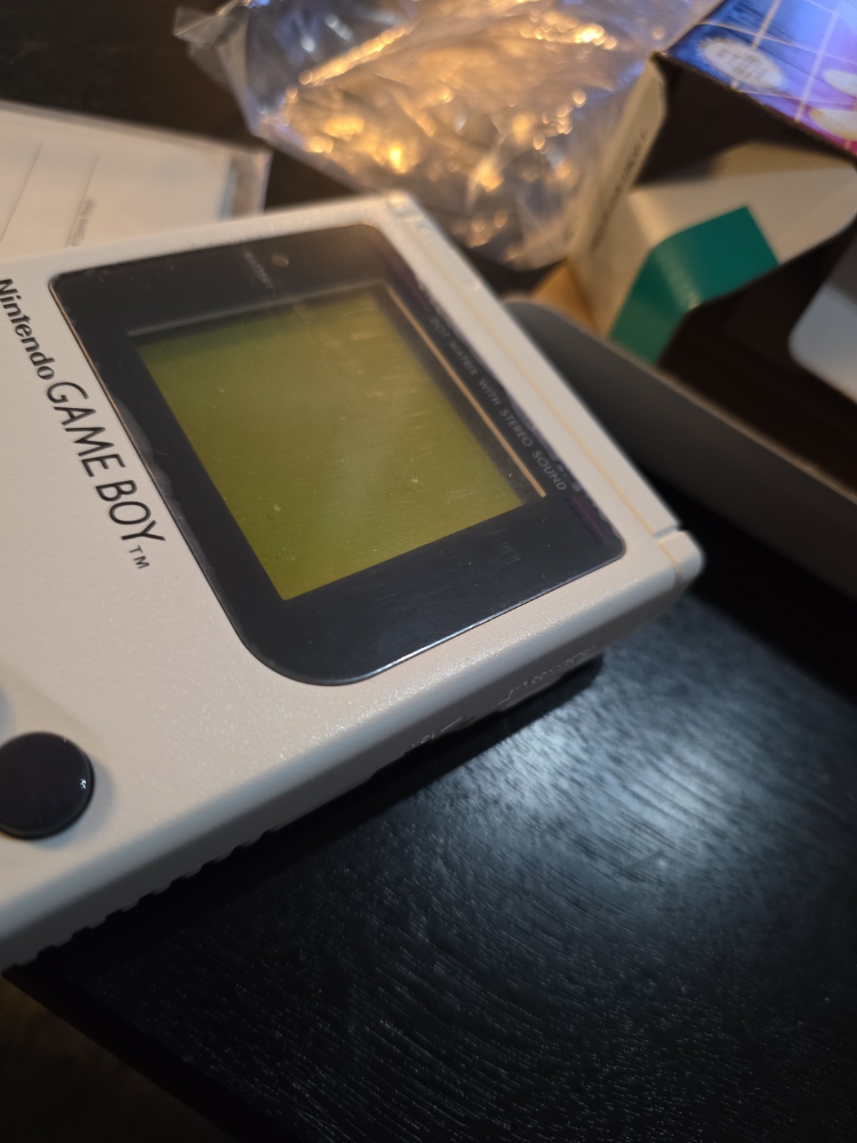 Original Nintendo Game Boy Console White New In Box German Release Play It Loud