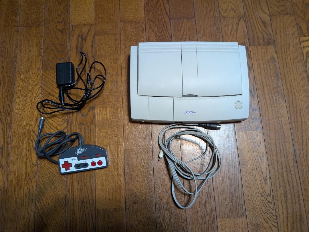 NEC PC Engine DUO-R PI-TG10 PCE Console Tested [Capacitor Replaced]