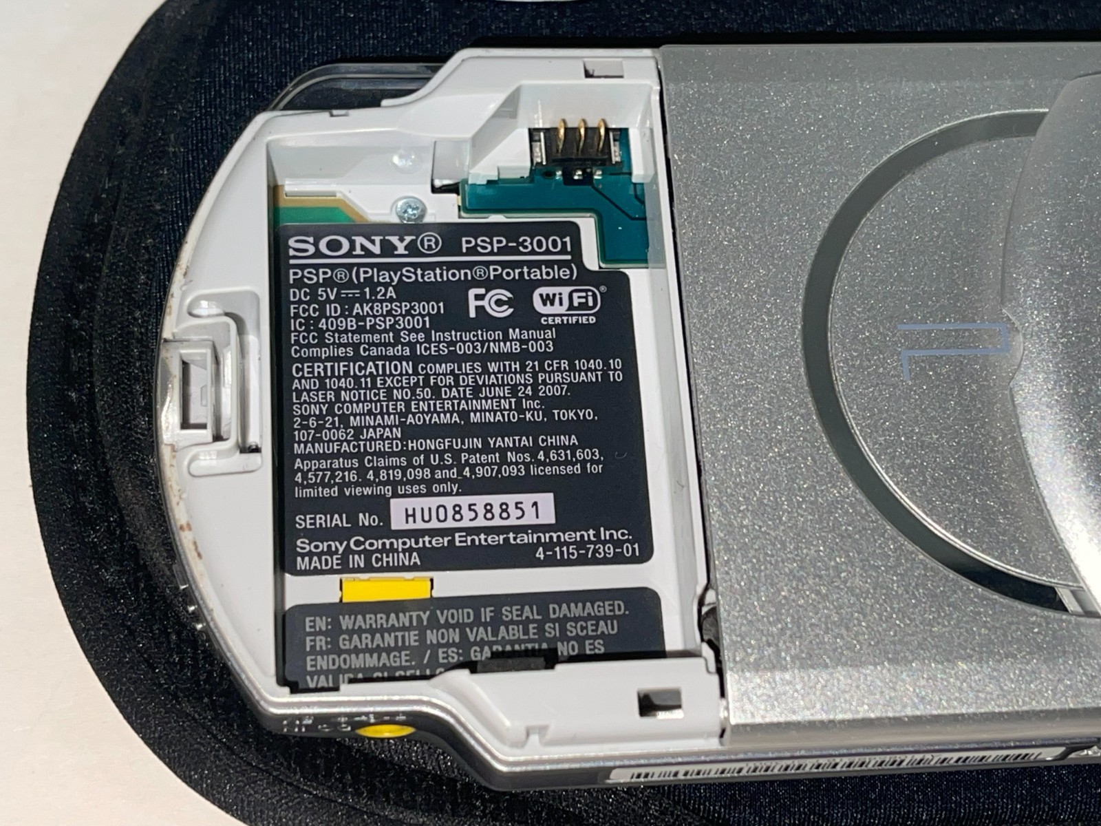 Sony PlayStation Silver PSP-3001 Handheld NTSC Console Only – Working